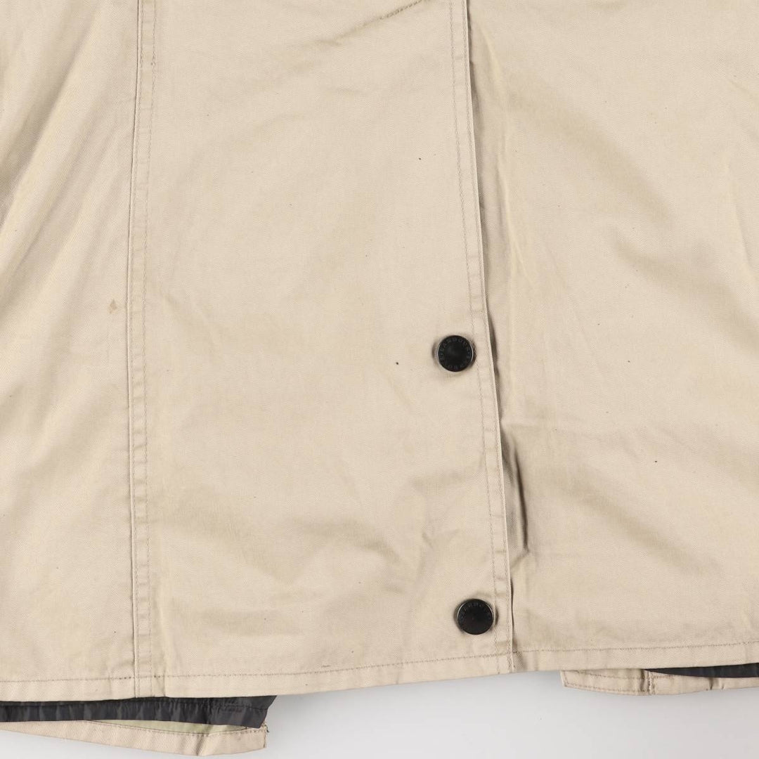 2000s~ Barbour Lightweight Newmarket Balmacaan Coat, Women's Size M cotton Beige type Vintage Second Hand