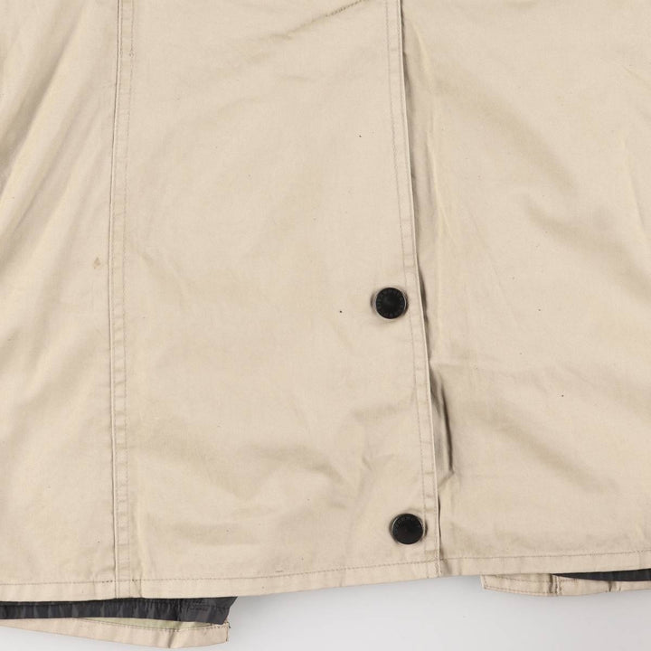 2000s~ Barbour Lightweight Newmarket Balmacaan Coat, Women's Size M cotton Beige type Vintage Second Hand