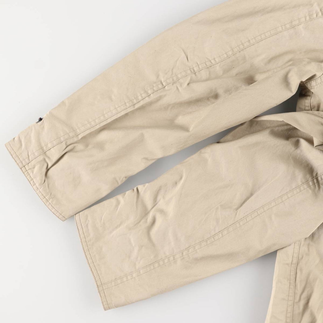 2000s~ Barbour Lightweight Newmarket Balmacaan Coat, Women's Size M cotton Beige type Vintage Second Hand