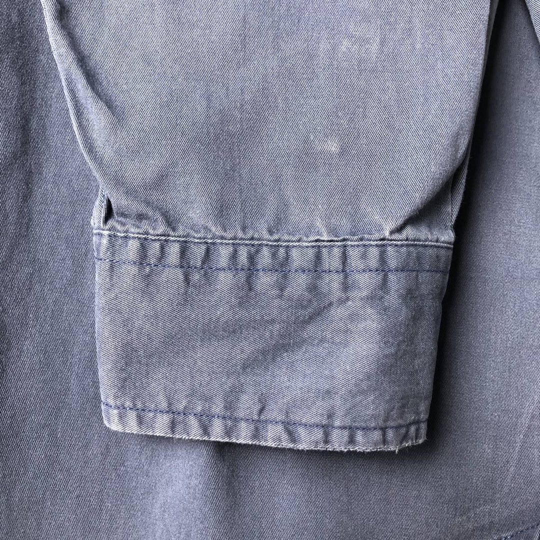 Ralph Lauren BLAIRE long sleeve button down shirt, men's XL size cotton navy blue type Vintage Second Hand