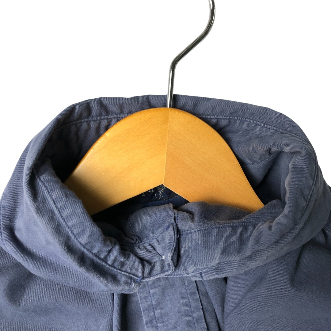 Ralph Lauren BLAIRE long sleeve button down shirt, men's XL size cotton navy blue type Vintage Second Hand