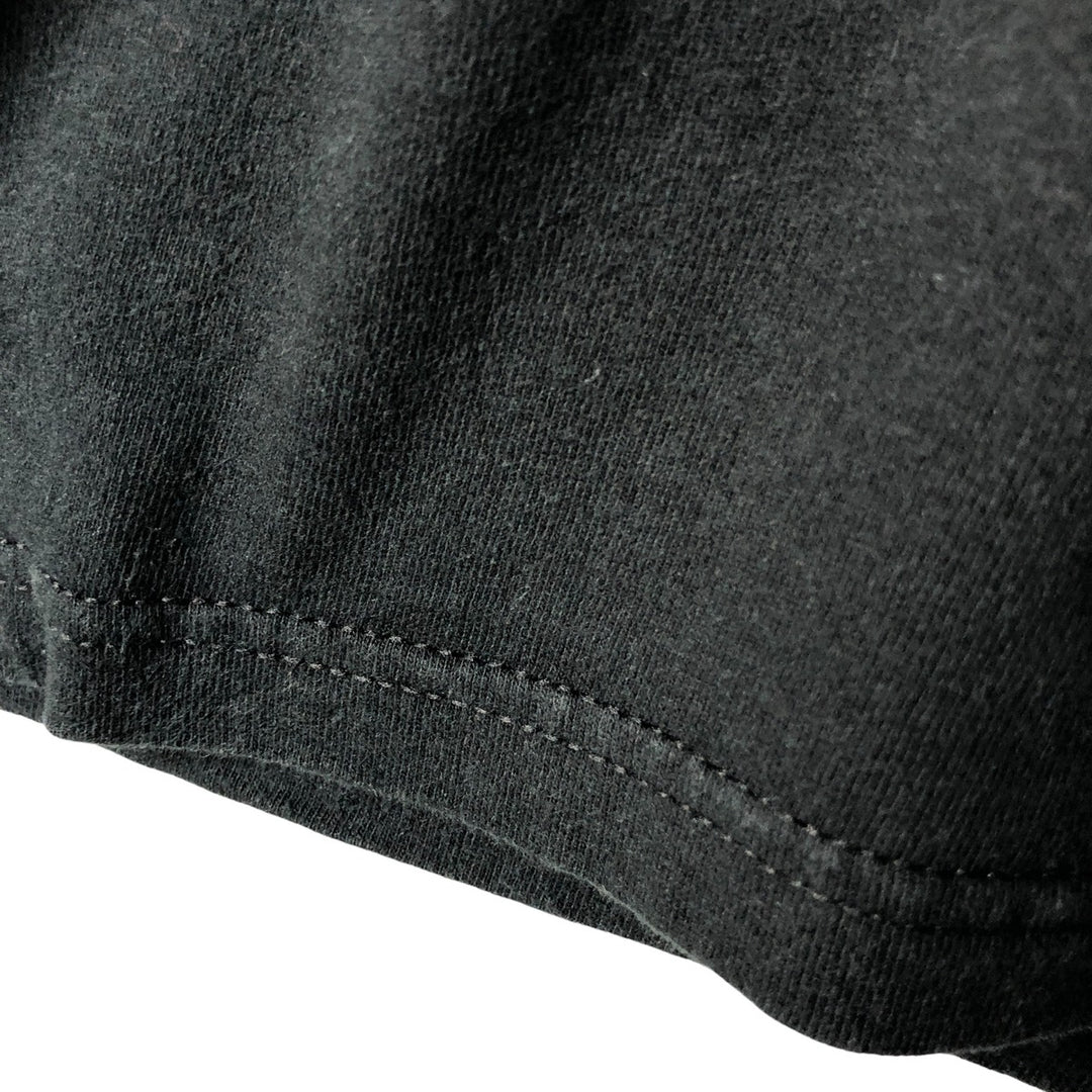 Plain T-shirt, men's size XL unclear black type Vintage Second Hand