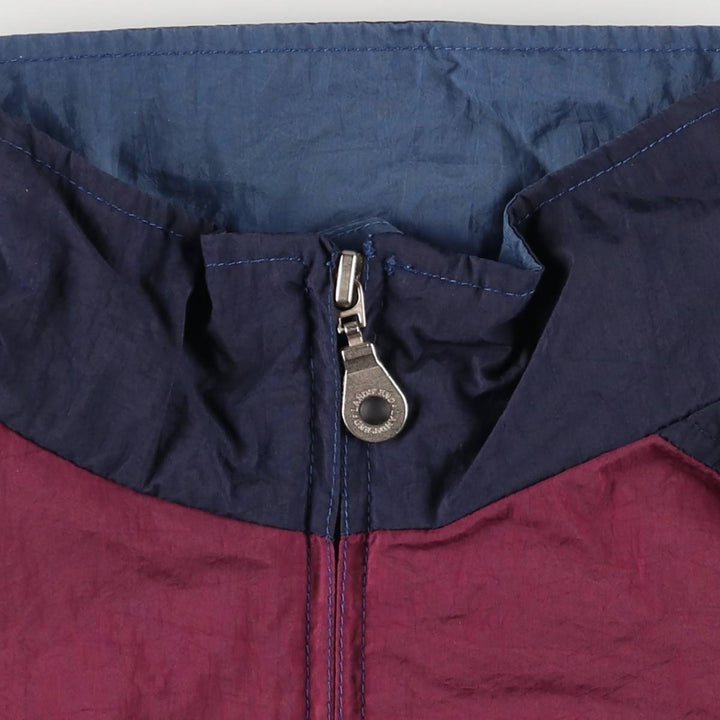 90'S LANDS' END nylon jacket, women's size L Nylon navy blue type Vintage Second Hand