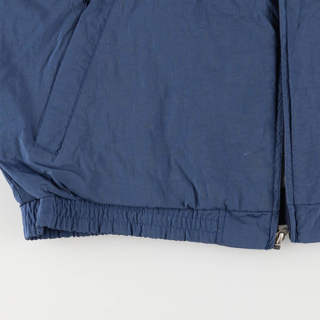 90'S LANDS' END nylon jacket, women's size L Nylon navy blue type Vintage Second Hand