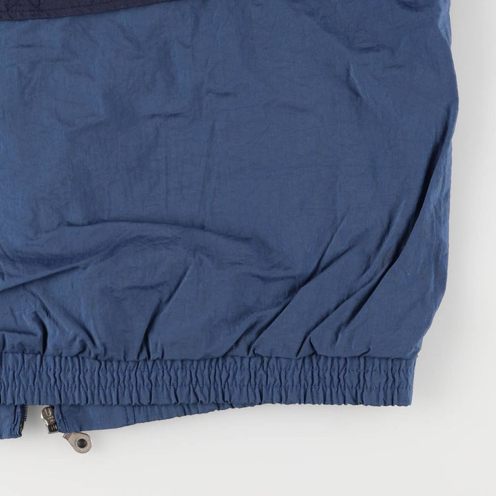 90'S LANDS' END nylon jacket, women's size L Nylon navy blue type Vintage Second Hand