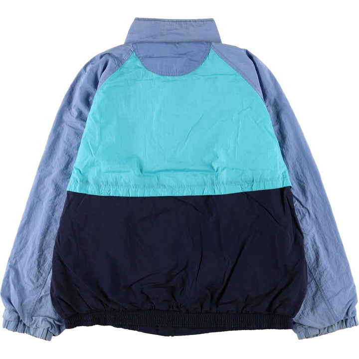 Vintage 80s-90'S Lands'End nylon jacket, size L, men's Nylon navy blue type Vintage Second Hand