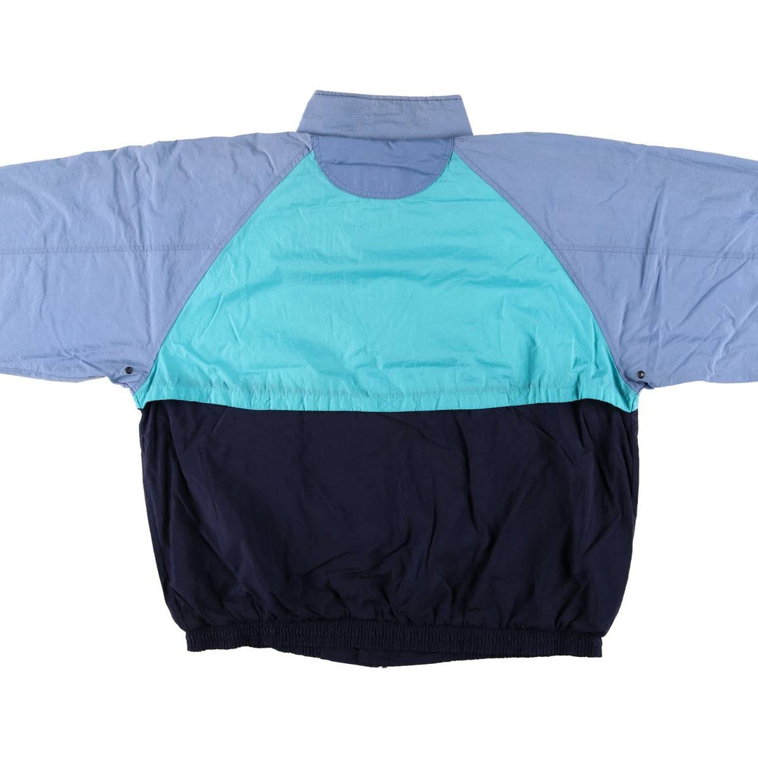 Vintage 80s-90'S Lands'End nylon jacket, size L, men's Nylon navy blue type Vintage Second Hand