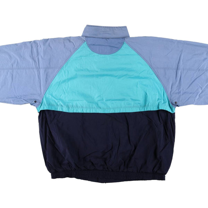 Vintage 80s-90'S Lands'End nylon jacket, size L, men's Nylon navy blue type Vintage Second Hand