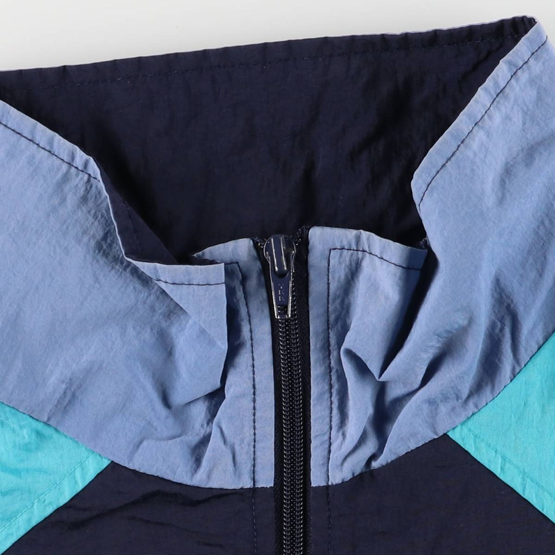 Vintage 80s-90'S Lands'End nylon jacket, size L, men's Nylon navy blue type Vintage Second Hand