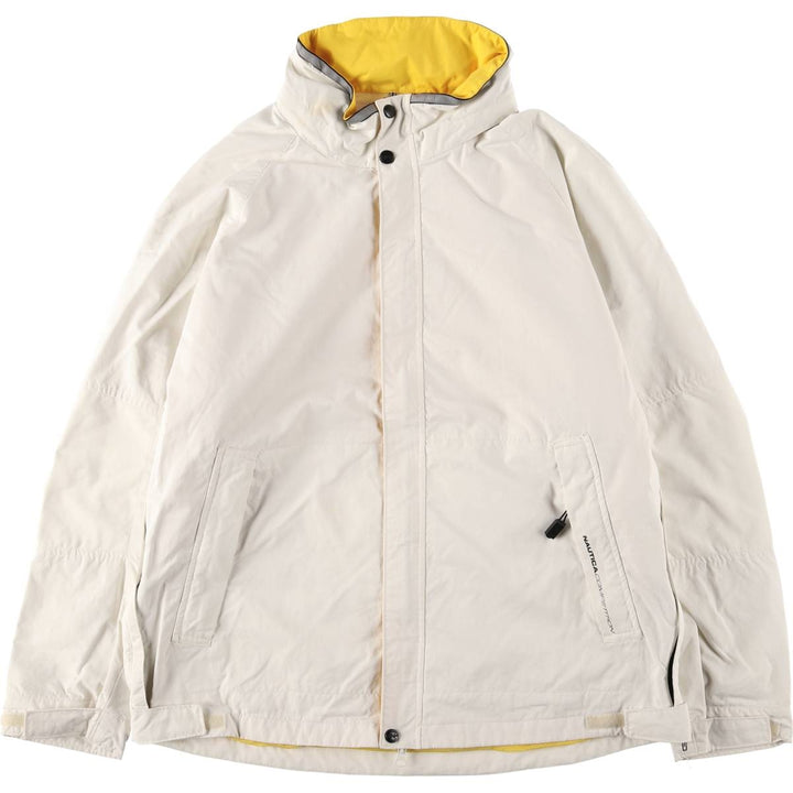Nautica Competition Sailing Jacket, Men's XL Nylon ivory Vintage Second Hand