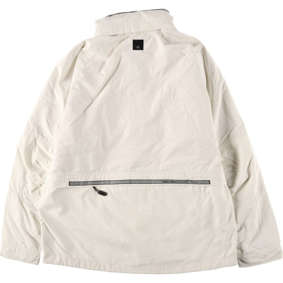 Nautica Competition Sailing Jacket, Men's XL Nylon ivory Vintage Second Hand