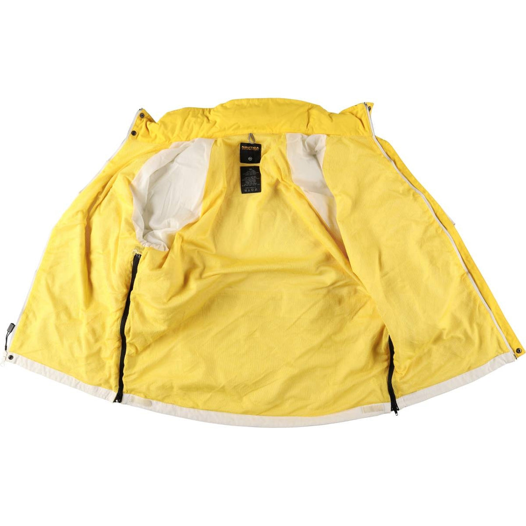 Nautica Competition Sailing Jacket, Men's XL Nylon ivory Vintage Second Hand