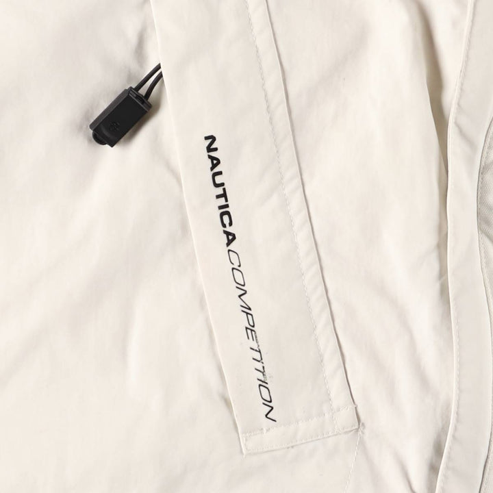 Nautica Competition Sailing Jacket, Men's XL Nylon ivory Vintage Second Hand