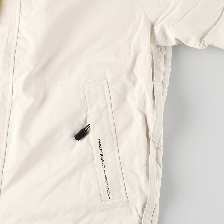 Nautica Competition Sailing Jacket, Men's XL Nylon ivory Vintage Second Hand