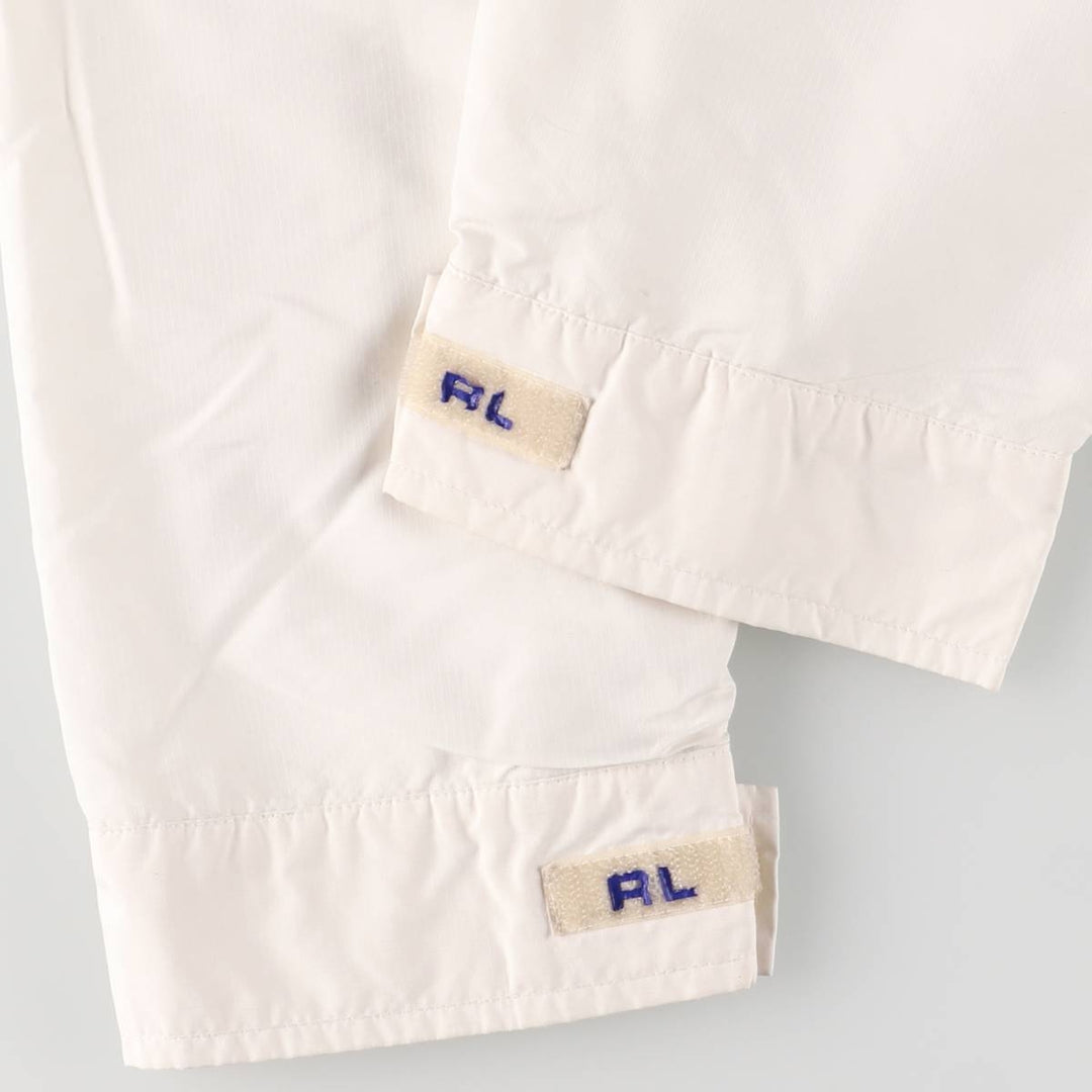 Ralph Lauren POLO SPORT windbreaker, men's size M polyester white type Vintage Second Hand
