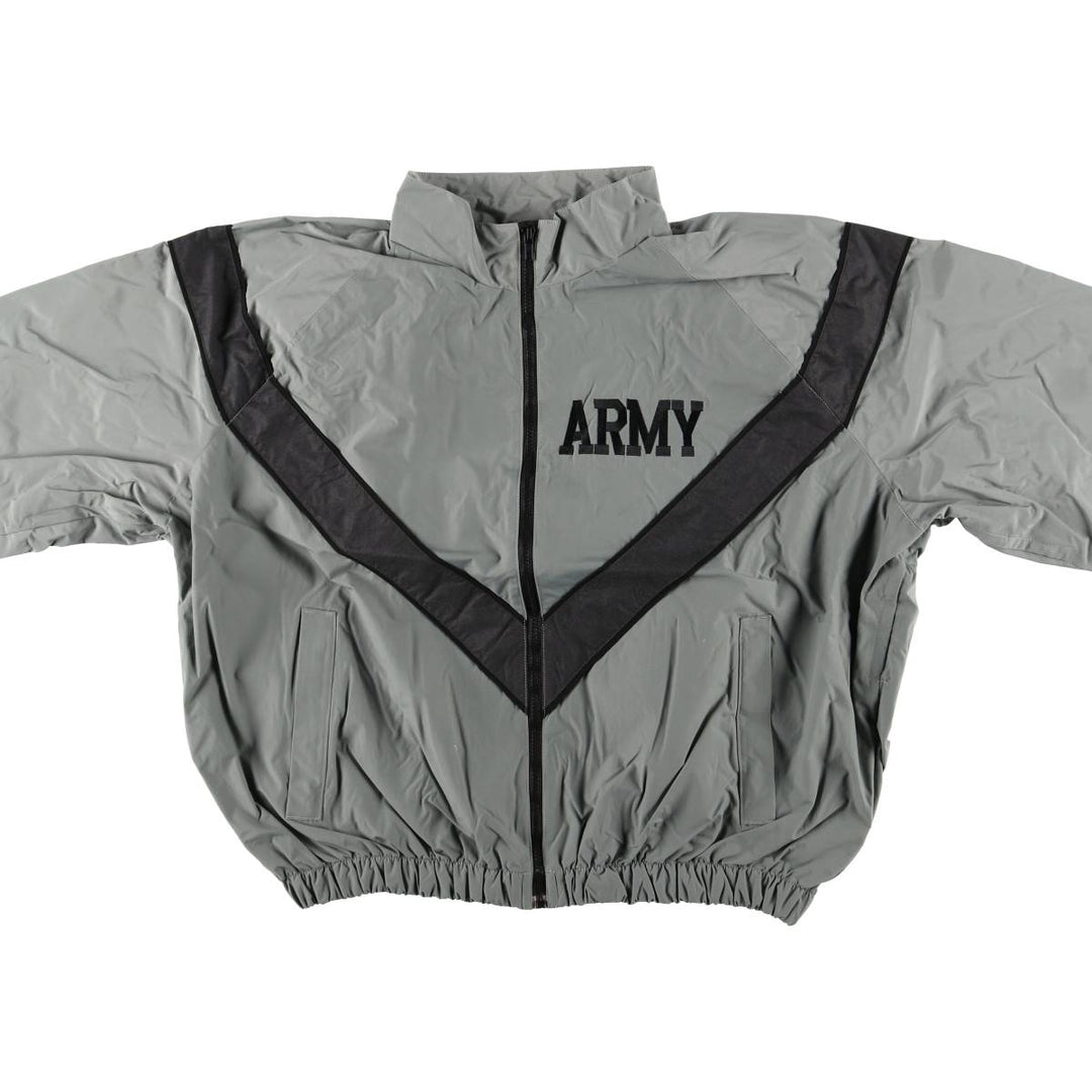 US Military SKILCRAFT IPFU Training Nylon Jacket, Men's XL unclear gray type Vintage Second Hand