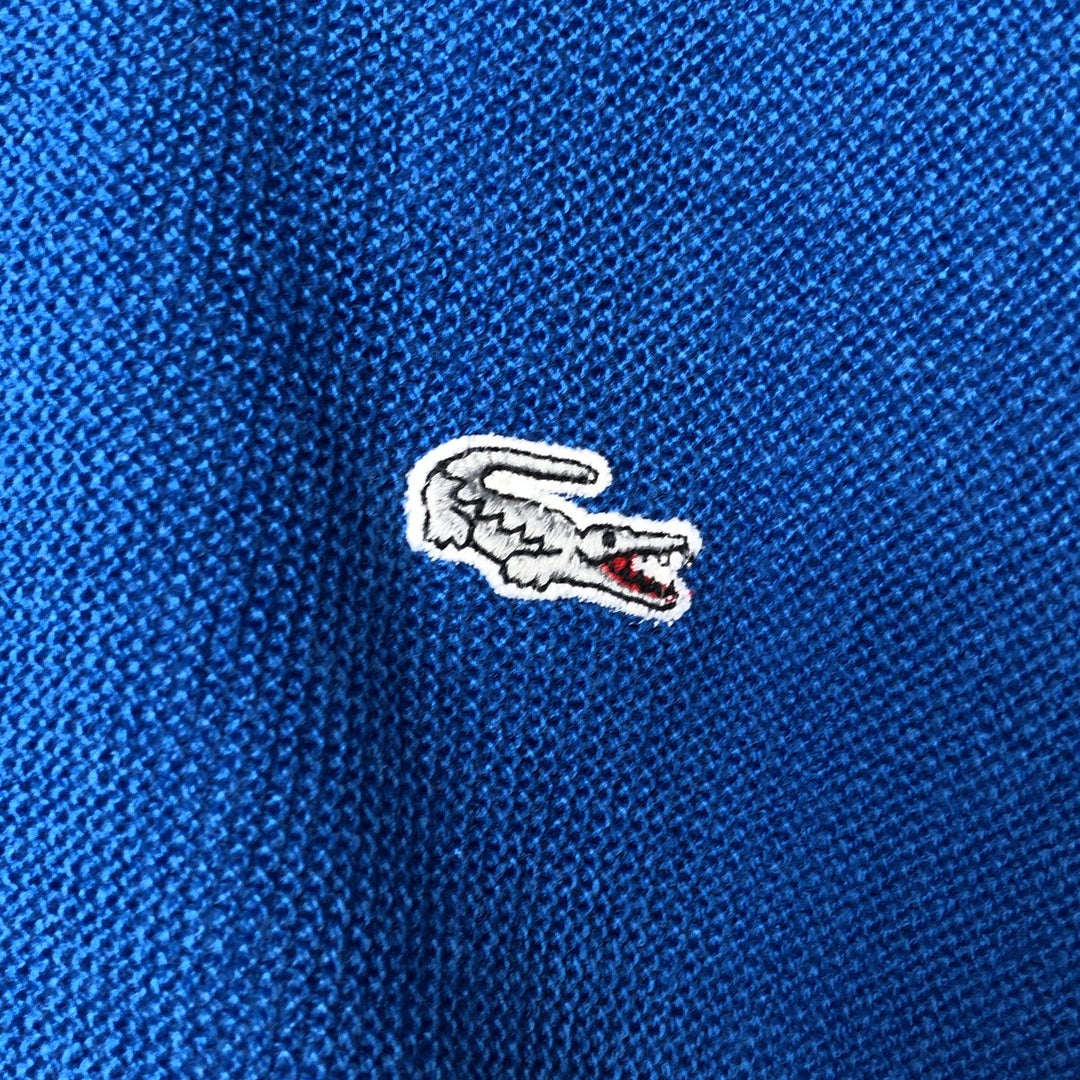 Vintage 1980'S Lacoste Chemise acrylic knit cardigan, made in Spain, size L, men's acrylic blue type Vintage Second Hand