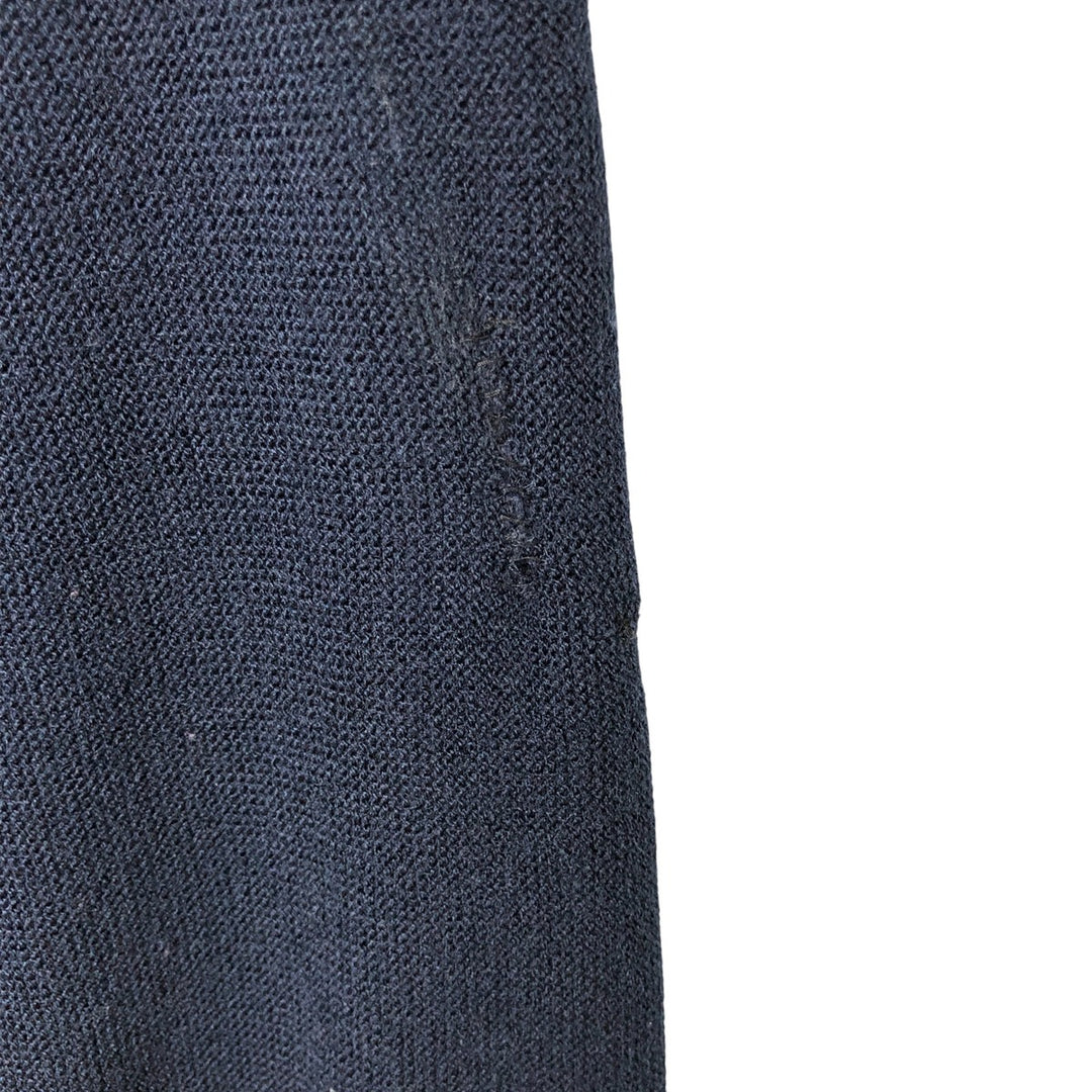 Vintage 1980'S Lacoste Chemise French Lacoste acrylic knit cardigan, made in Spain, size M, men's. acrylic navy blue type Vintage Second Hand
