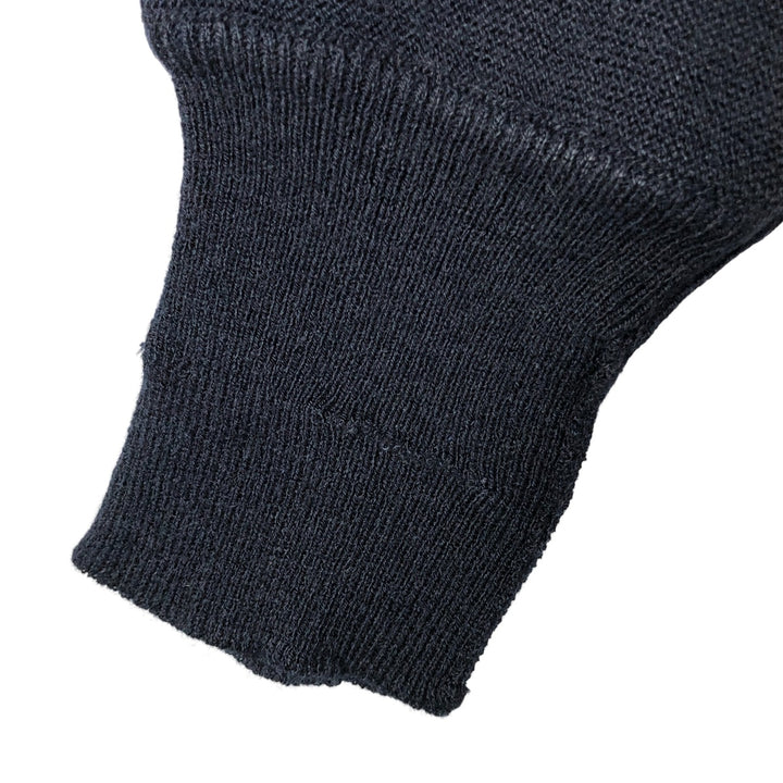 Vintage 1980'S Lacoste Chemise French Lacoste acrylic knit cardigan, made in Spain, size M, men's. acrylic navy blue type Vintage Second Hand