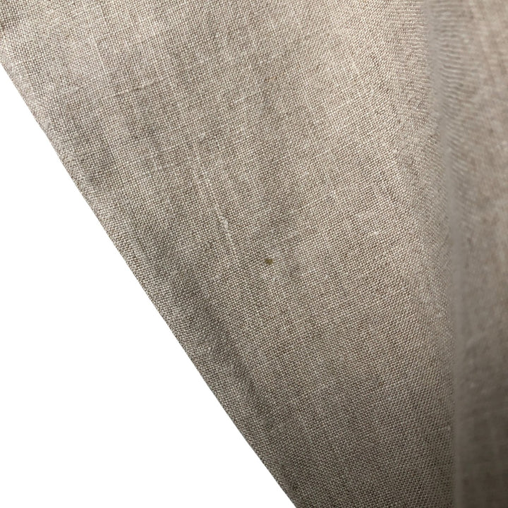 Tommy Hilfiger long-sleeved linen shirt, men's size XL linen ivory Vintage Second Hand