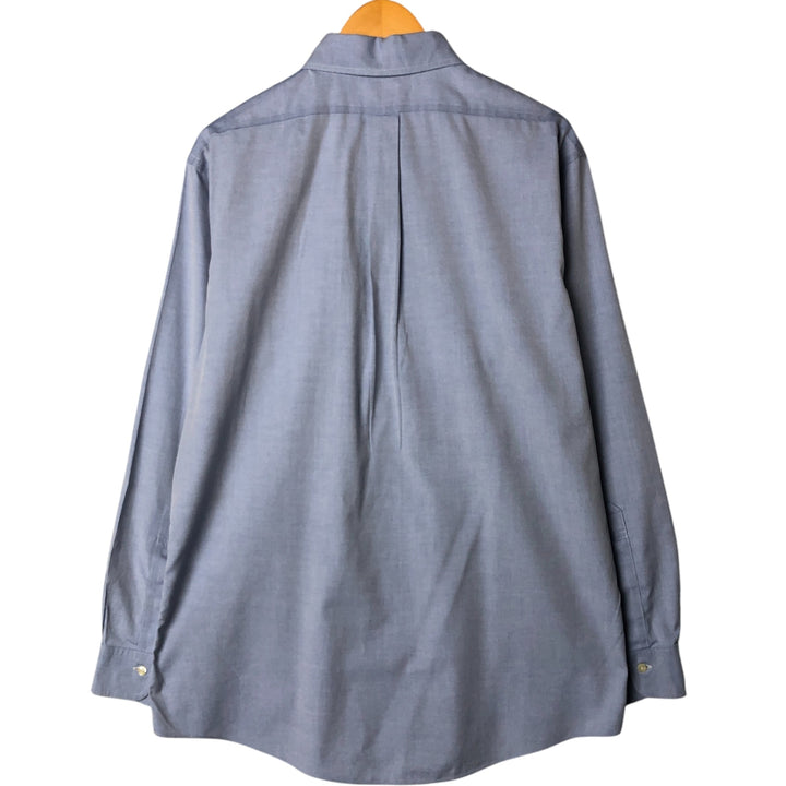 Brooks Brothers Est.1818 Long Sleeve Cotton Shirt, Men's Size L cotton Blue type light blue Vintage Second Hand
