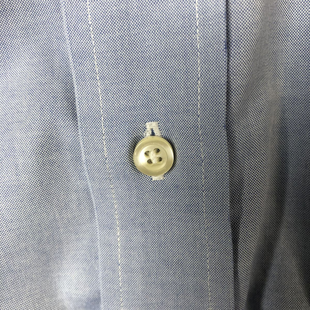 Brooks Brothers Est.1818 Long Sleeve Cotton Shirt, Men's Size L cotton Blue type light blue Vintage Second Hand