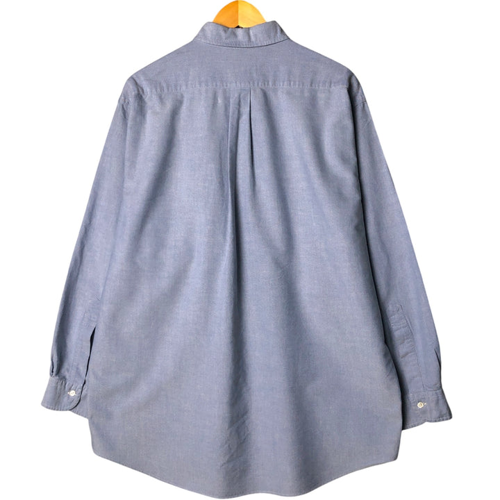 Brooks Brothers Est.1818 REGENT Long Sleeve Button Down Shirt Men's XL cotton Blue type light blue Vintage Second Hand