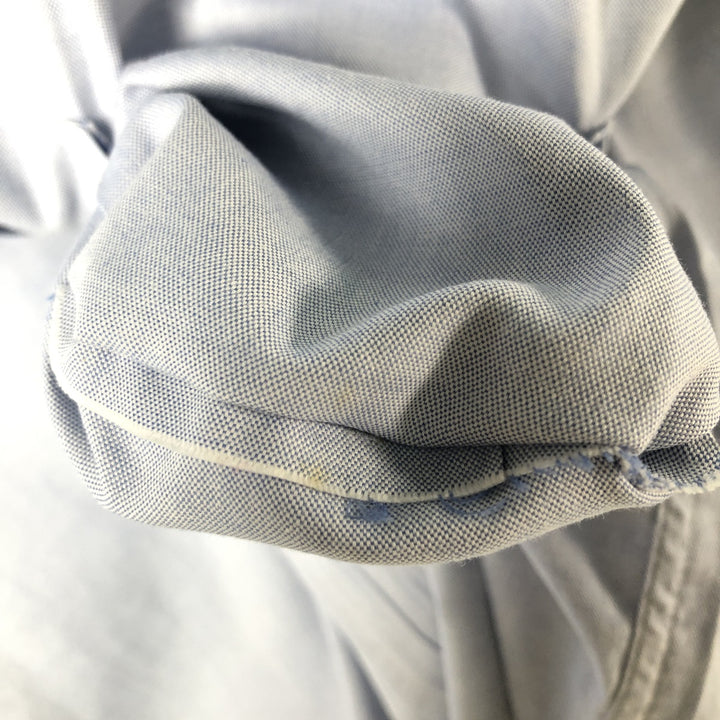 Brooks Brothers BASICS Long Sleeve Button-Down Shirt, Men's Size Medium cotton blue type Vintage Second Hand