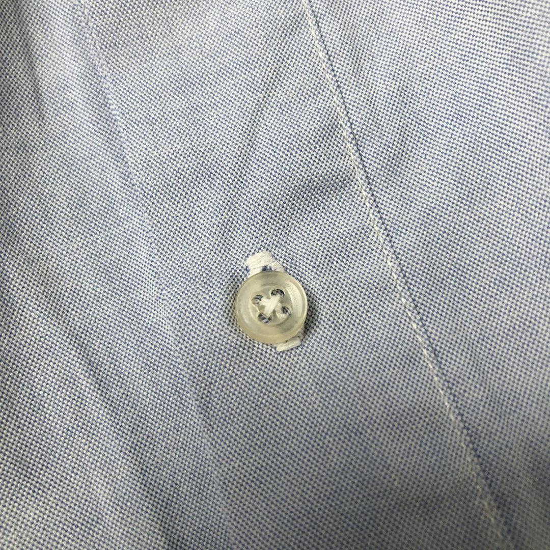 Brooks Brothers BASICS Long Sleeve Button-Down Shirt, Men's Size Medium cotton blue type Vintage Second Hand