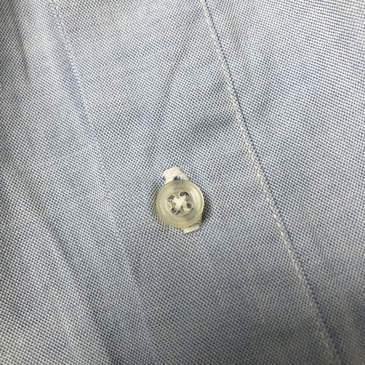 Brooks Brothers BASICS Long Sleeve Button-Down Shirt, Men's Size Medium cotton blue type Vintage Second Hand