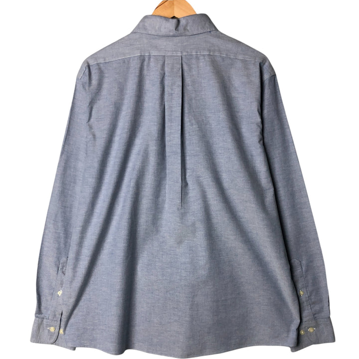 Brooks Brothers 1818 Regent Fit Long Sleeve Button-Down Shirt, Men's Size XL cotton Blue type light blue Vintage Second Hand
