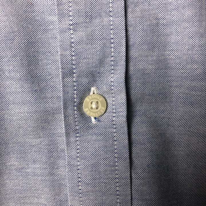 Brooks Brothers 1818 Regent Fit Long Sleeve Button-Down Shirt, Men's Size XL cotton Blue type light blue Vintage Second Hand