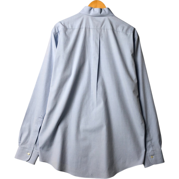 Brooks Brothers Est.1818 MADISON Long Sleeve Button Down Shirt, Men's Size L Supima Cotton blue type Vintage Second Hand
