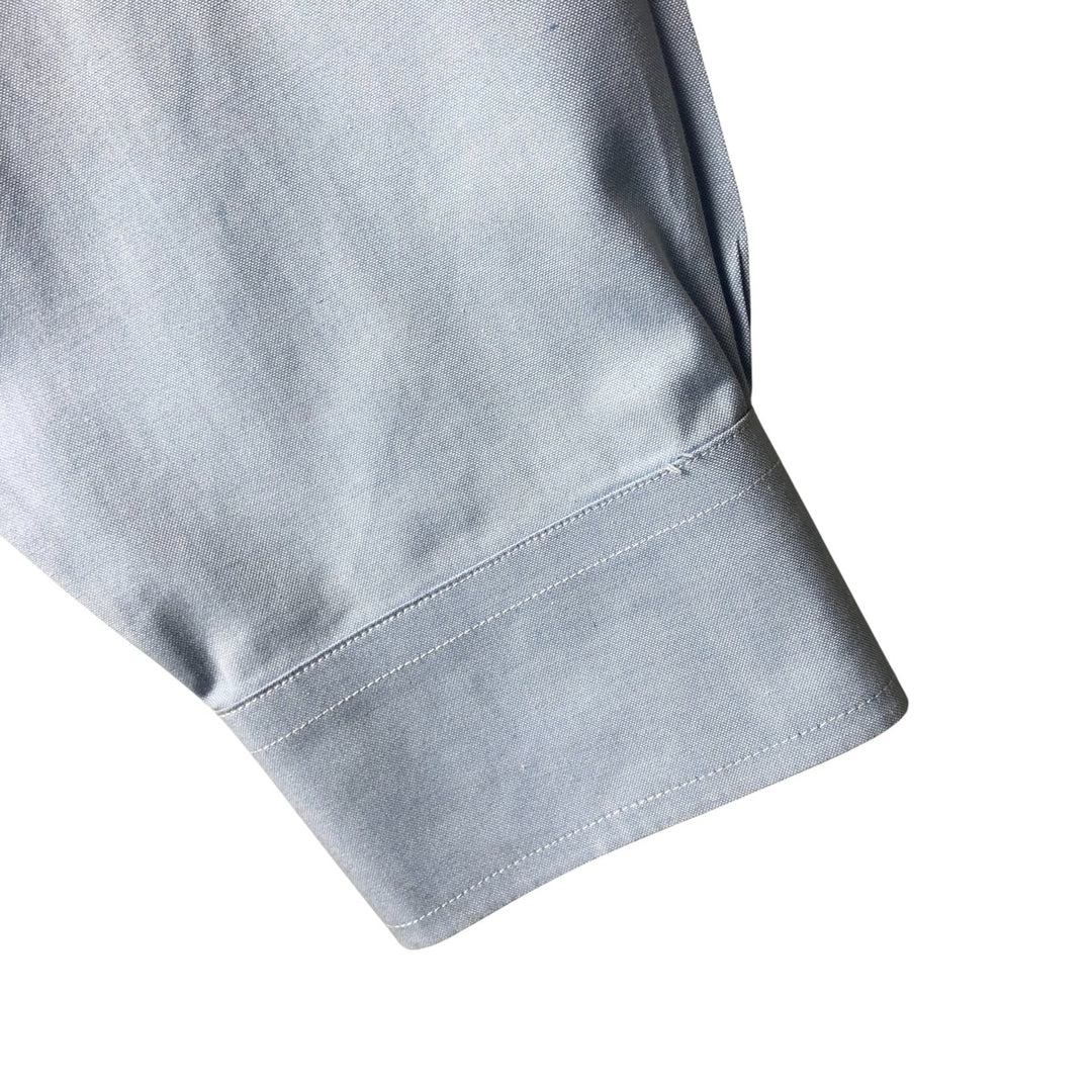 Brooks Brothers Est.1818 MADISON Long Sleeve Button Down Shirt, Men's Size L Supima Cotton blue type Vintage Second Hand
