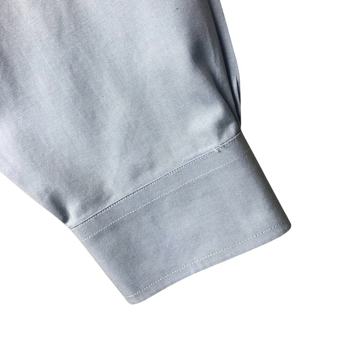 Brooks Brothers Est.1818 MADISON Long Sleeve Button Down Shirt, Men's Size L Supima Cotton blue type Vintage Second Hand