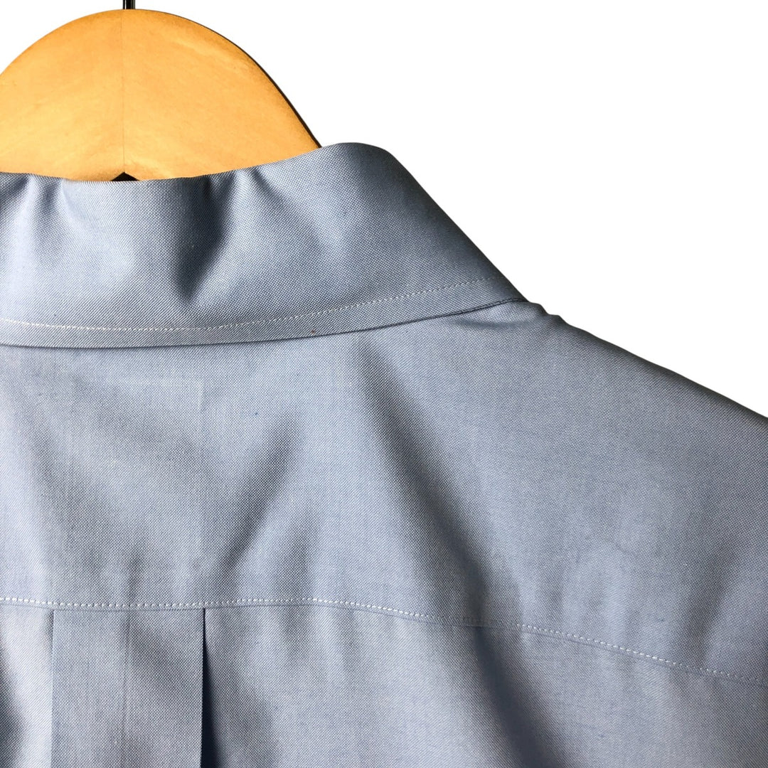 Brooks Brothers Est.1818 MADISON Long Sleeve Button Down Shirt, Men's Size L Supima Cotton blue type Vintage Second Hand