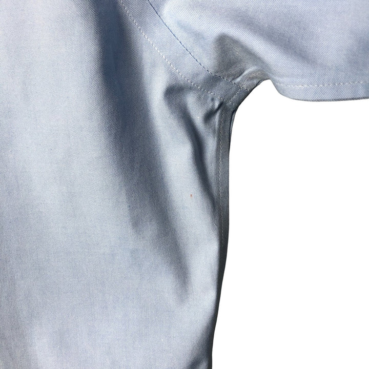 Brooks Brothers Est.1818 MADISON Long Sleeve Button Down Shirt, Men's Size L Supima Cotton blue type Vintage Second Hand