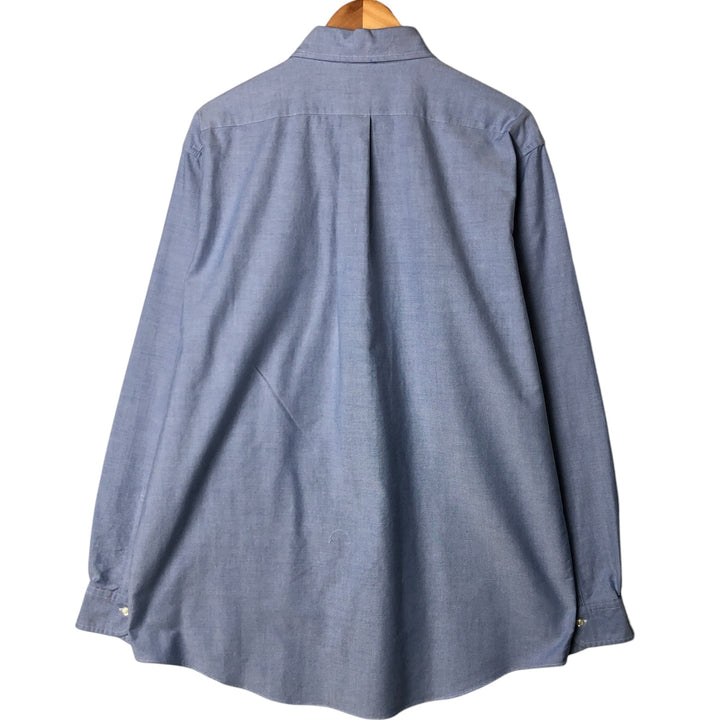 Brooks Brothers 346 long sleeve button-down shirt, men's size XL Supima Cotton Blue type light blue Vintage Second Hand
