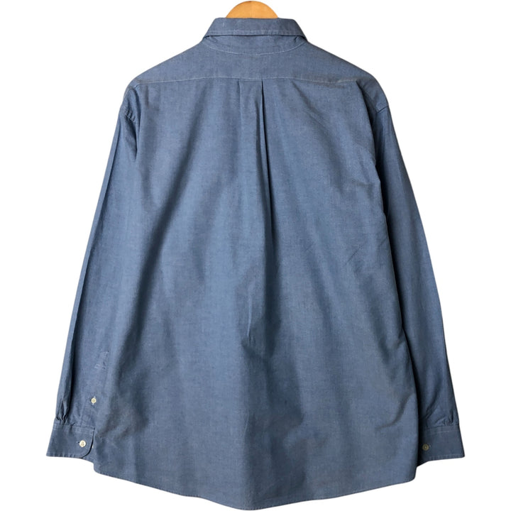Brooks Brothers 1818 REGENT Long Sleeve Button Down Shirt Men's XL Supima Cotton Blue type light blue Vintage Second Hand