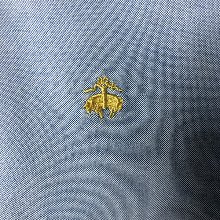 Brooks Brothers 1818 REGENT Long Sleeve Button Down Shirt Men's XL Supima Cotton Blue type light blue Vintage Second Hand