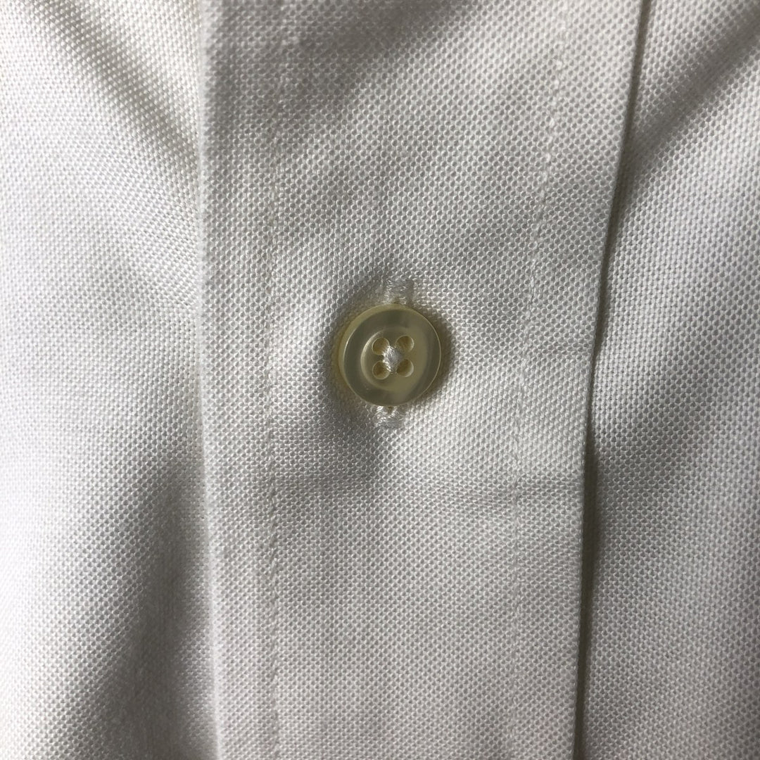 Brooks Brothers Est. 1818 Classic Long Sleeve Button-Down Shirt, Men's Size Medium Supima Cotton white type Vintage Second Hand