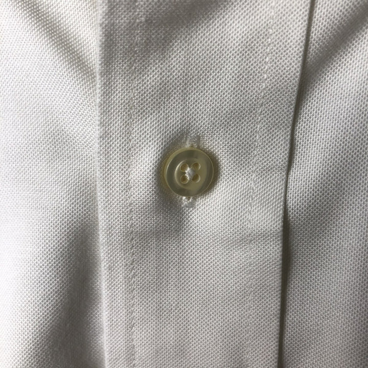 Brooks Brothers Est. 1818 Classic Long Sleeve Button-Down Shirt, Men's Size Medium Supima Cotton white type Vintage Second Hand