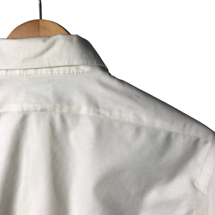 Brooks Brothers Est. 1818 Classic Long Sleeve Button-Down Shirt, Men's Size Medium Supima Cotton white type Vintage Second Hand