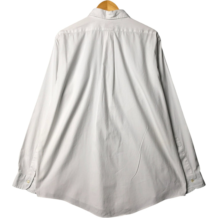 Brooks Brothers Est.1818 Long Sleeve Button-Down Shirt, Men's Size L cotton white type Vintage Second Hand