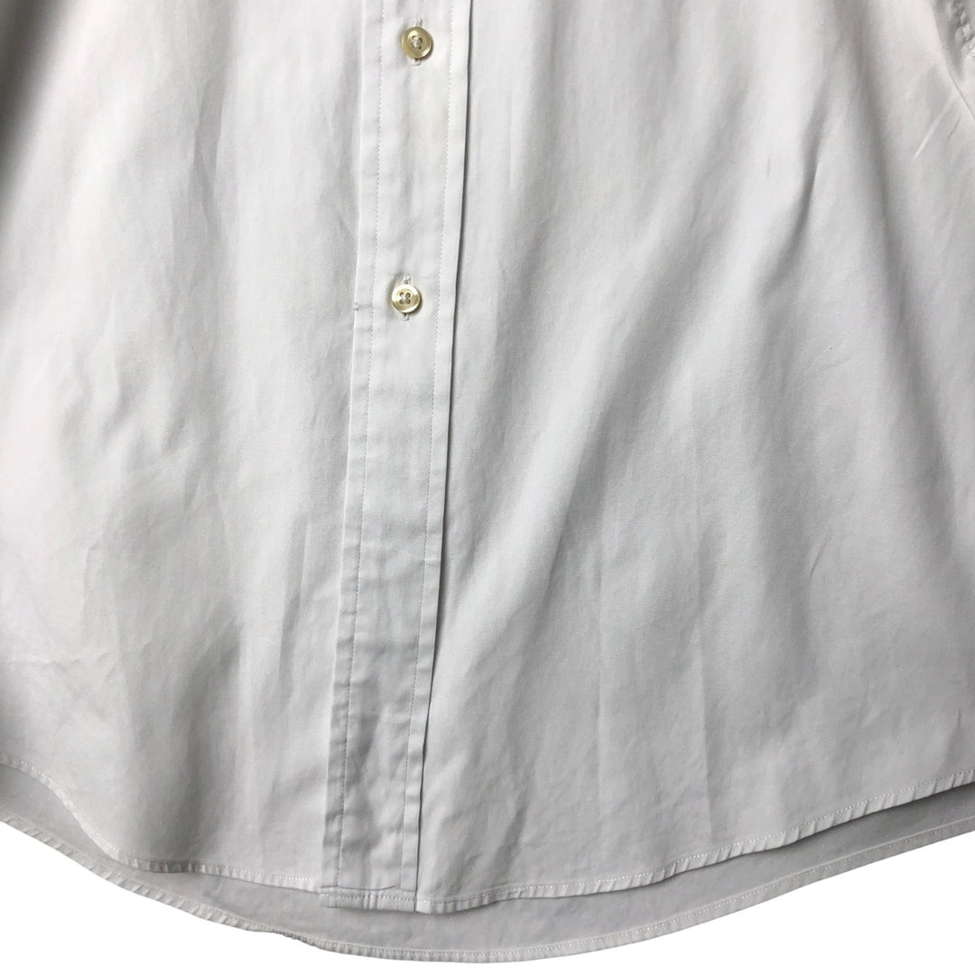 Brooks Brothers Est.1818 Long Sleeve Button-Down Shirt, Men's Size L cotton white type Vintage Second Hand