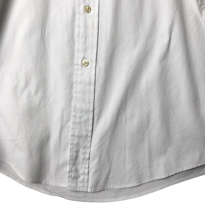 Brooks Brothers Est.1818 Long Sleeve Button-Down Shirt, Men's Size L cotton white type Vintage Second Hand
