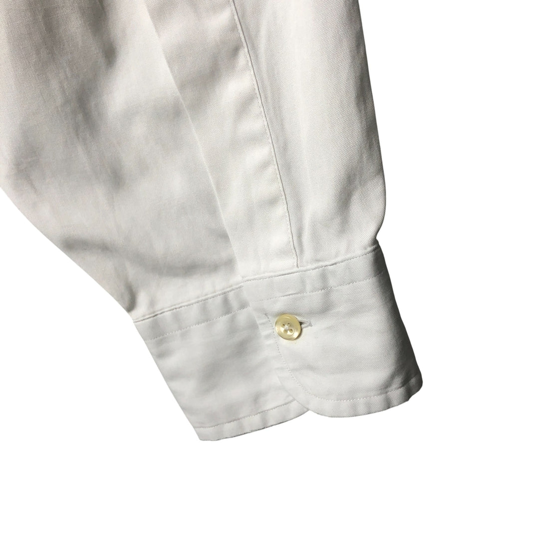 Brooks Brothers Est.1818 Long Sleeve Button-Down Shirt, Men's Size L cotton white type Vintage Second Hand