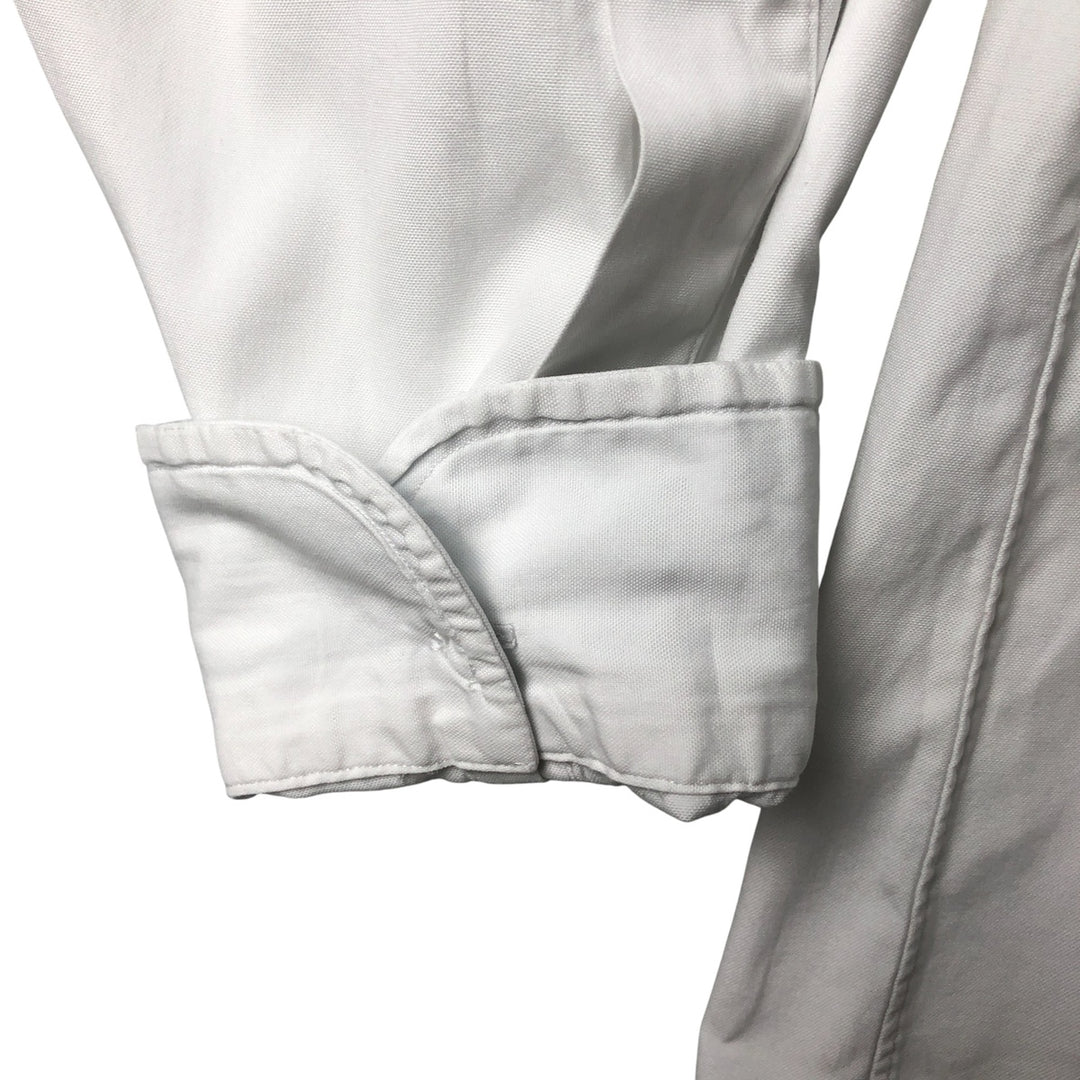 Brooks Brothers Est.1818 Long Sleeve Button-Down Shirt, Men's Size L cotton white type Vintage Second Hand