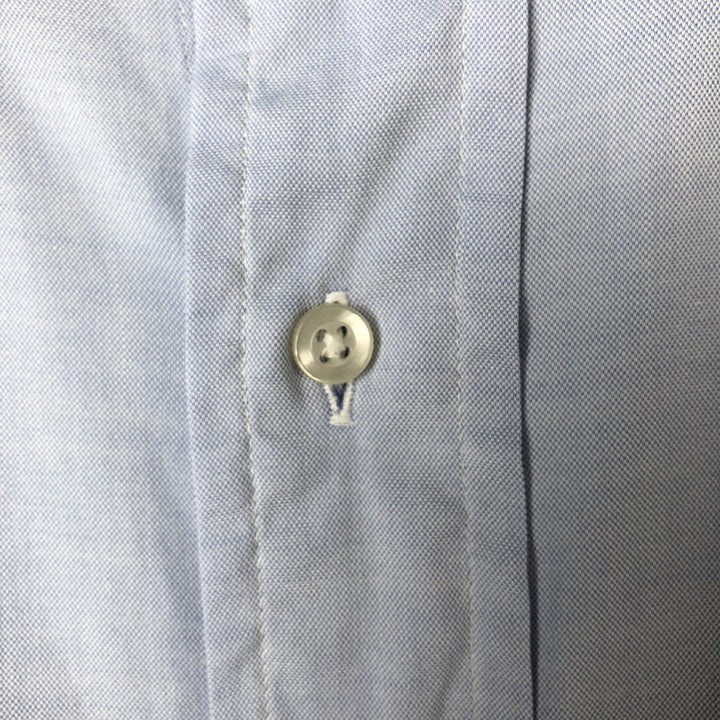 80s-90'S Brooks Brothers MAKERS Long Sleeve Button Down Shirt Made in USA Men's M Size Vintage cotton blue type Vintage Second Hand