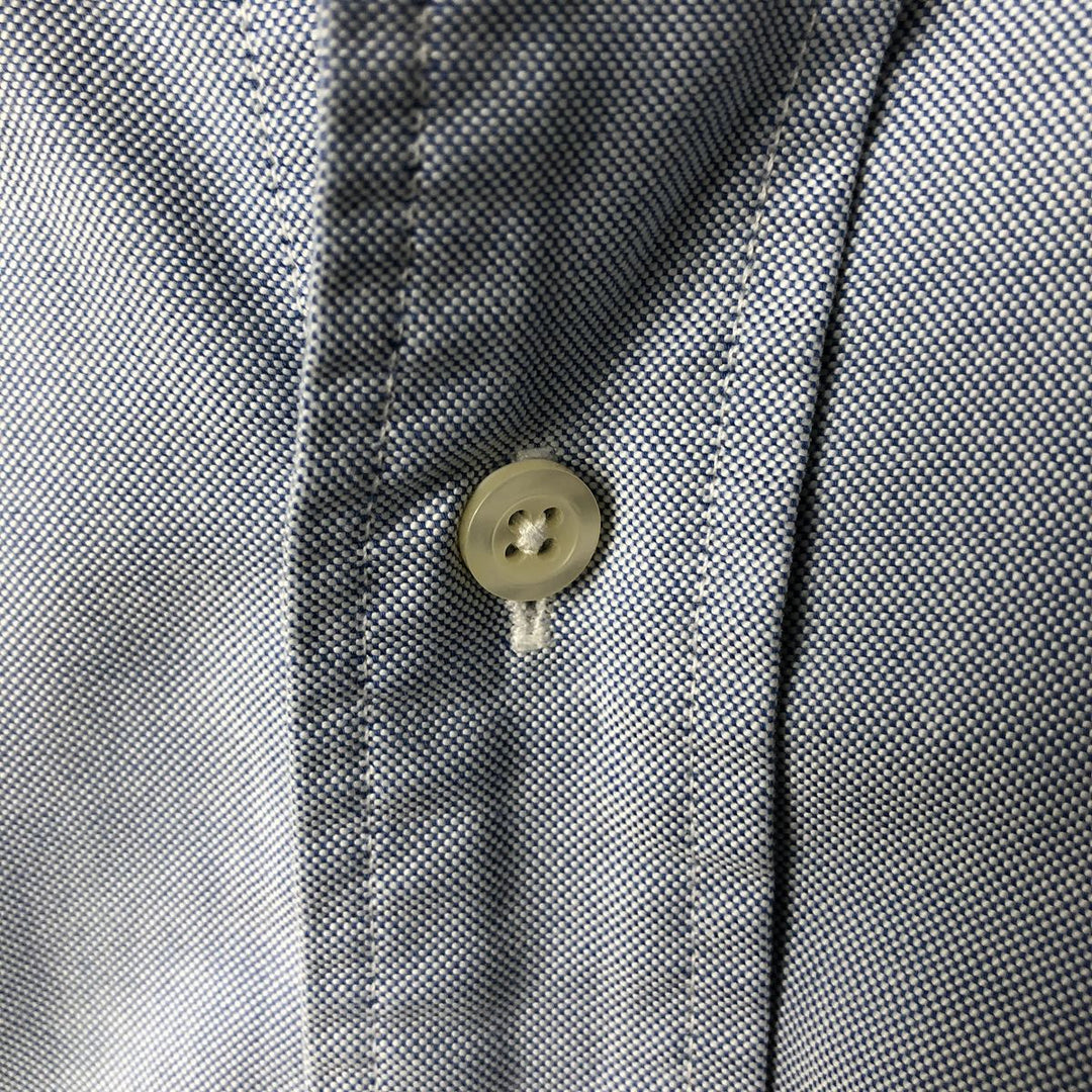 Brooks Brothers long-sleeved button-down shirt, made in the USA, size M cotton Navy blue Vintage Second Hand
